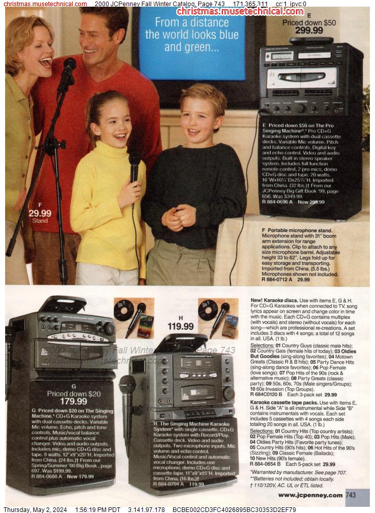 2000 JCPenney Fall Winter Catalog, Page 743
