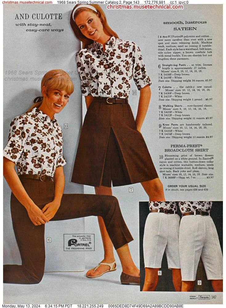 1968 Sears Spring Summer Catalog 2, Page 143