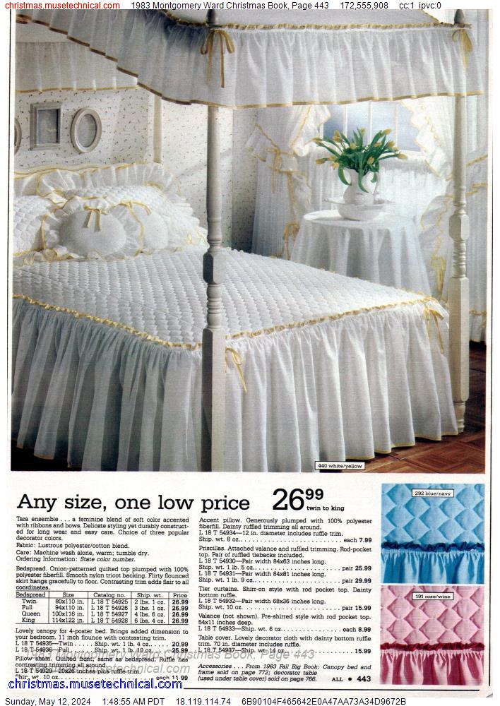1983 Montgomery Ward Christmas Book, Page 443