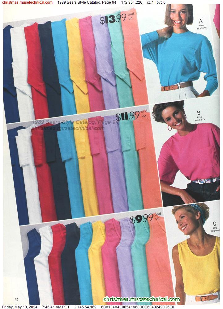 1989 Sears Style Catalog, Page 94