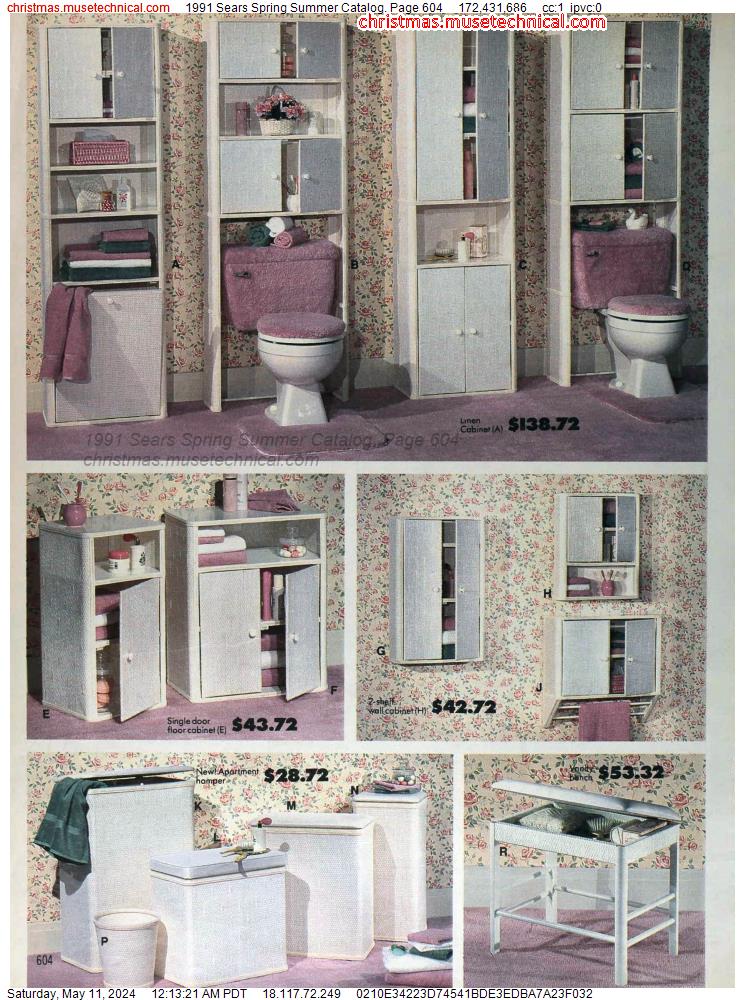1991 Sears Spring Summer Catalog, Page 604
