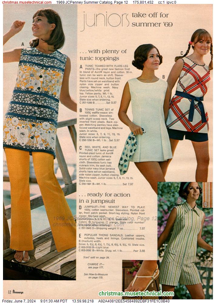 1969 JCPenney Summer Catalog, Page 12