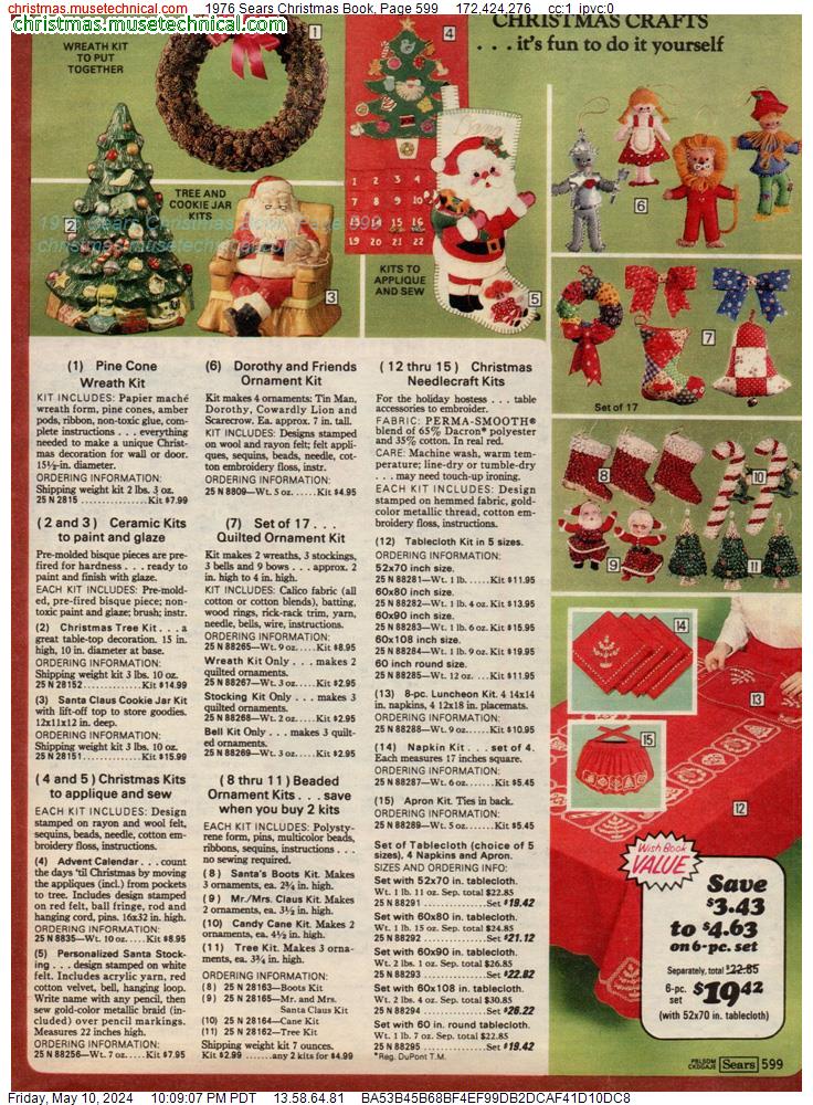1976 Sears Christmas Book, Page 599