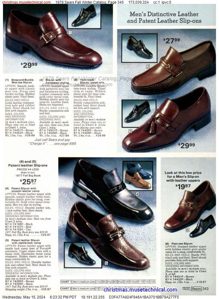 1978 Sears Fall Winter Catalog, Page 345