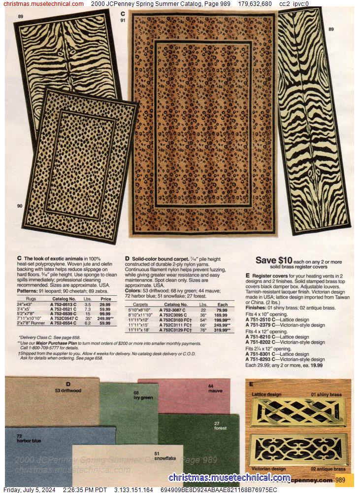 2000 JCPenney Spring Summer Catalog, Page 989
