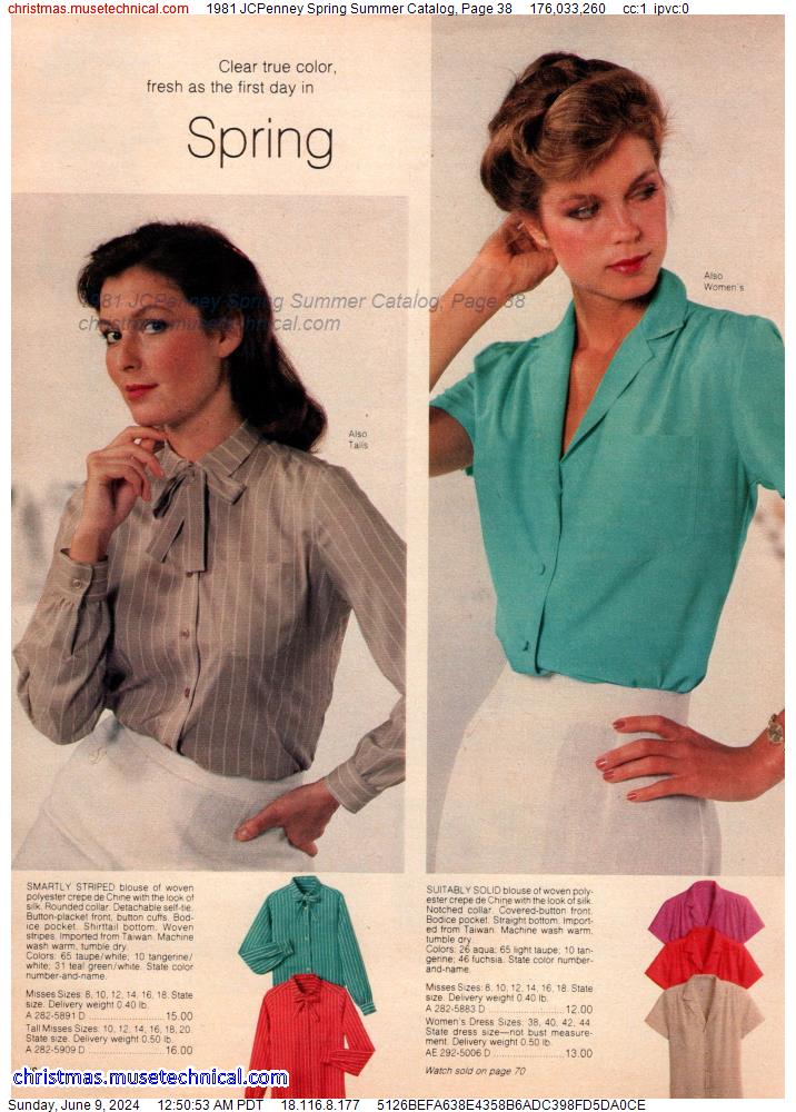 1981 JCPenney Spring Summer Catalog, Page 38