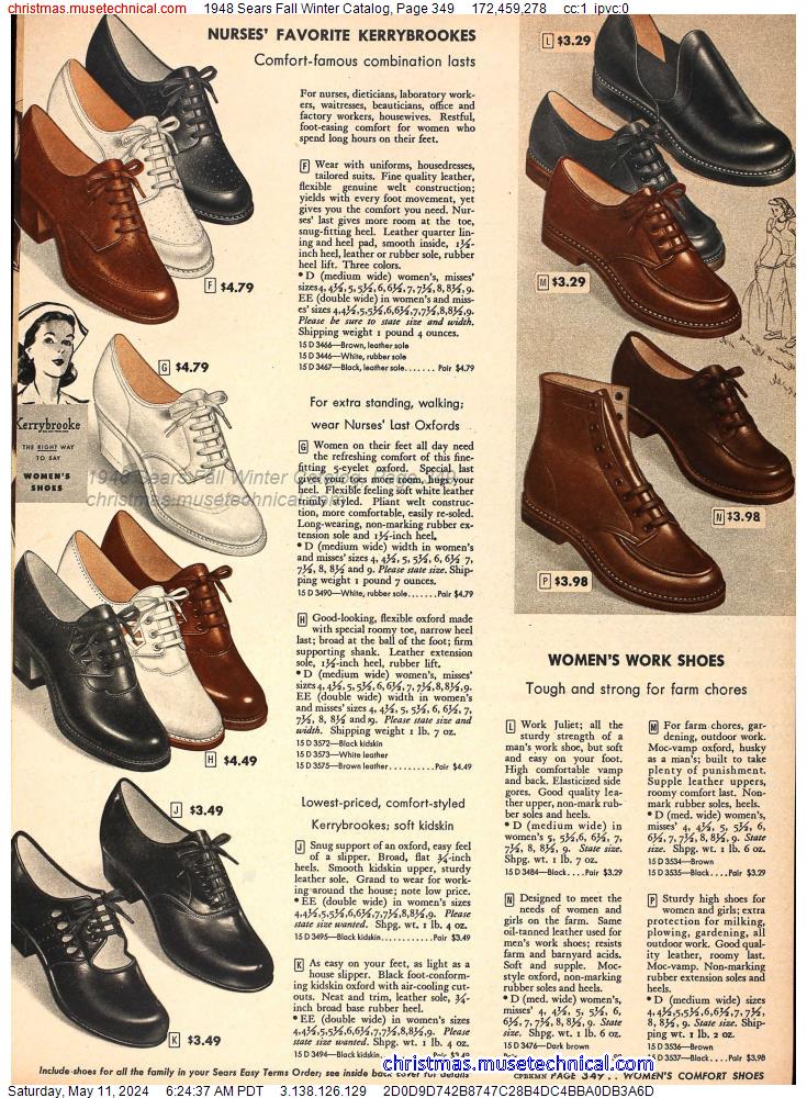 1948 Sears Fall Winter Catalog, Page 349