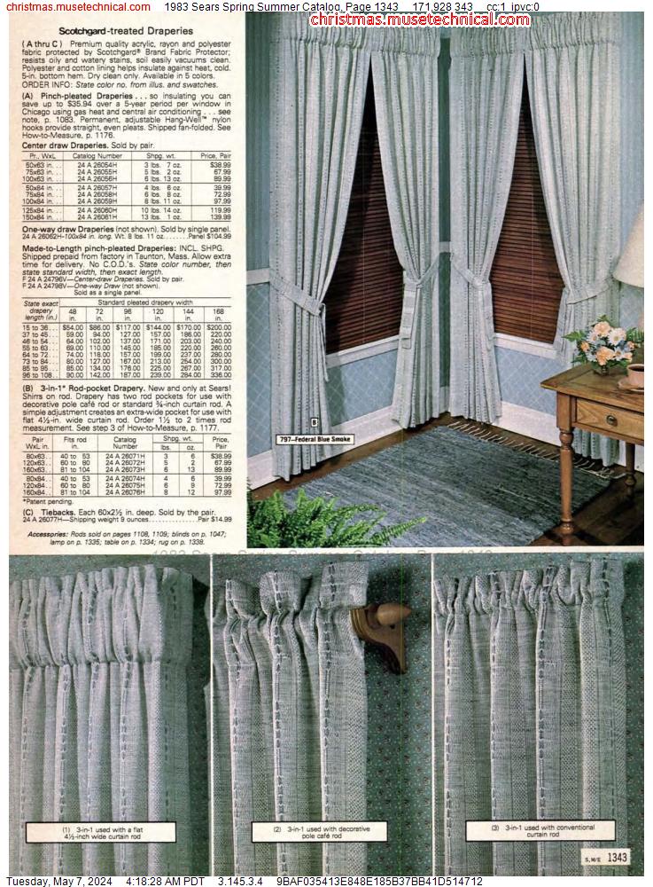 1983 Sears Spring Summer Catalog, Page 1343