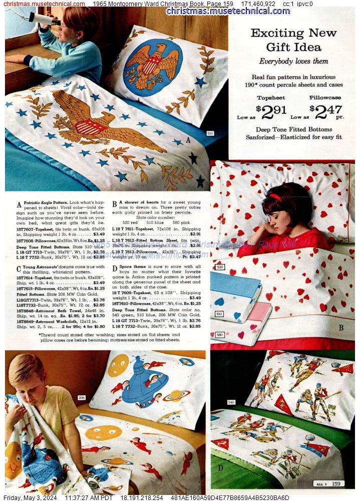 1965 Montgomery Ward Christmas Book, Page 159