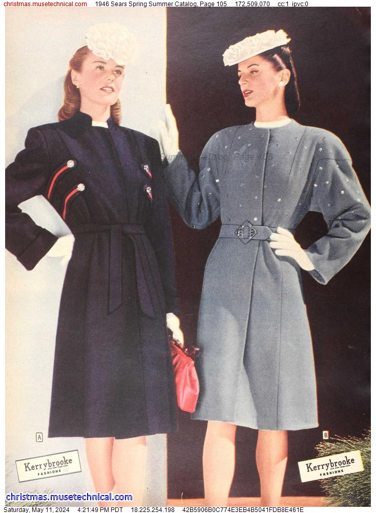 1946 Sears Spring Summer Catalog, Page 105