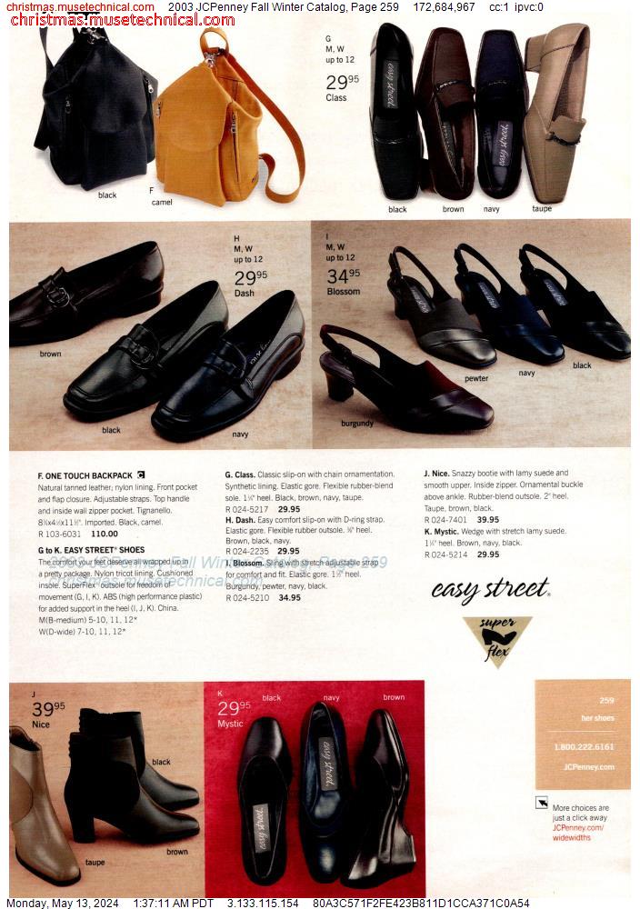 2003 JCPenney Fall Winter Catalog, Page 259