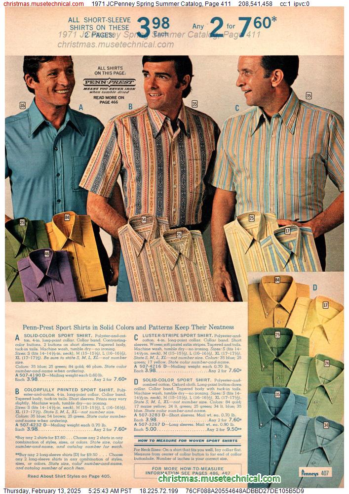 1971 JCPenney Spring Summer Catalog, Page 411