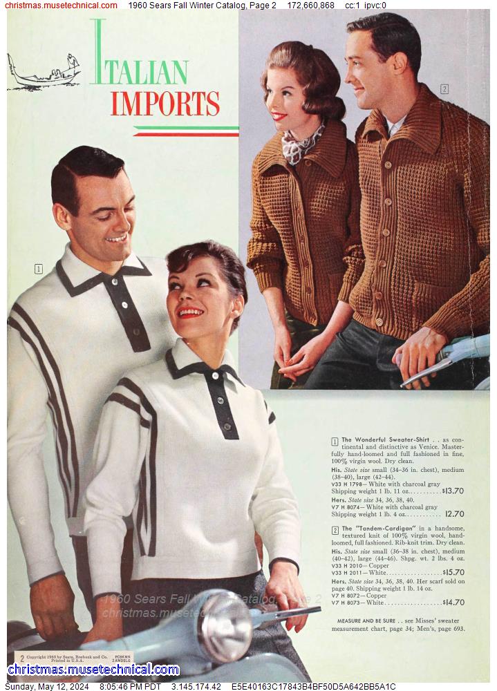 1960 Sears Fall Winter Catalog, Page 2