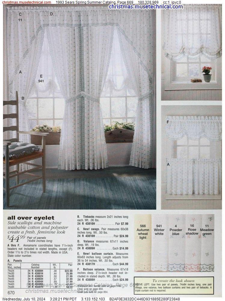 1993 Sears Spring Summer Catalog, Page 669