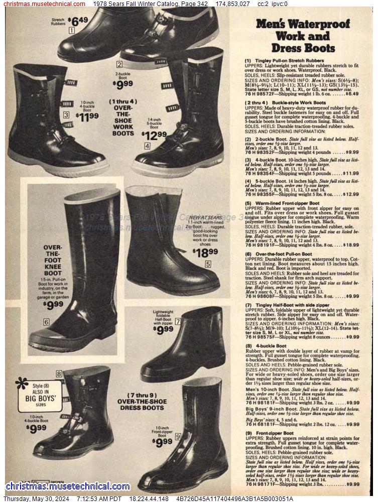 1978 Sears Fall Winter Catalog, Page 342