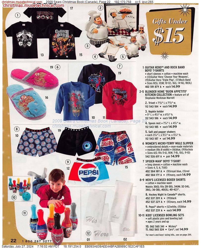 2009 Sears Christmas Book (Canada), Page 22