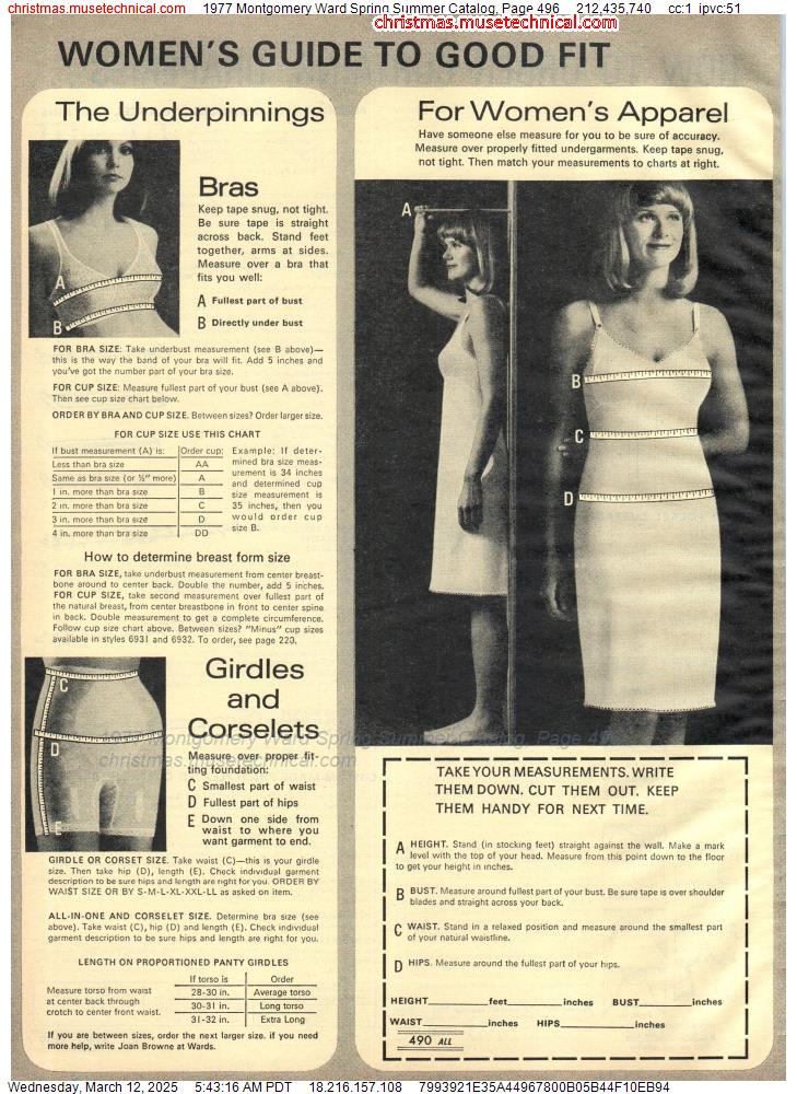 1977 Montgomery Ward Spring Summer Catalog, Page 496