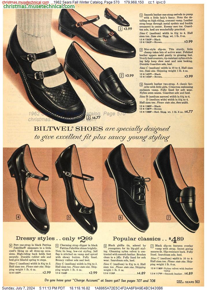 1962 Sears Fall Winter Catalog, Page 570