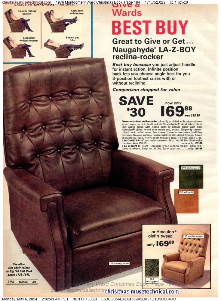 1976 Montgomery Ward Christmas Book, Page 194