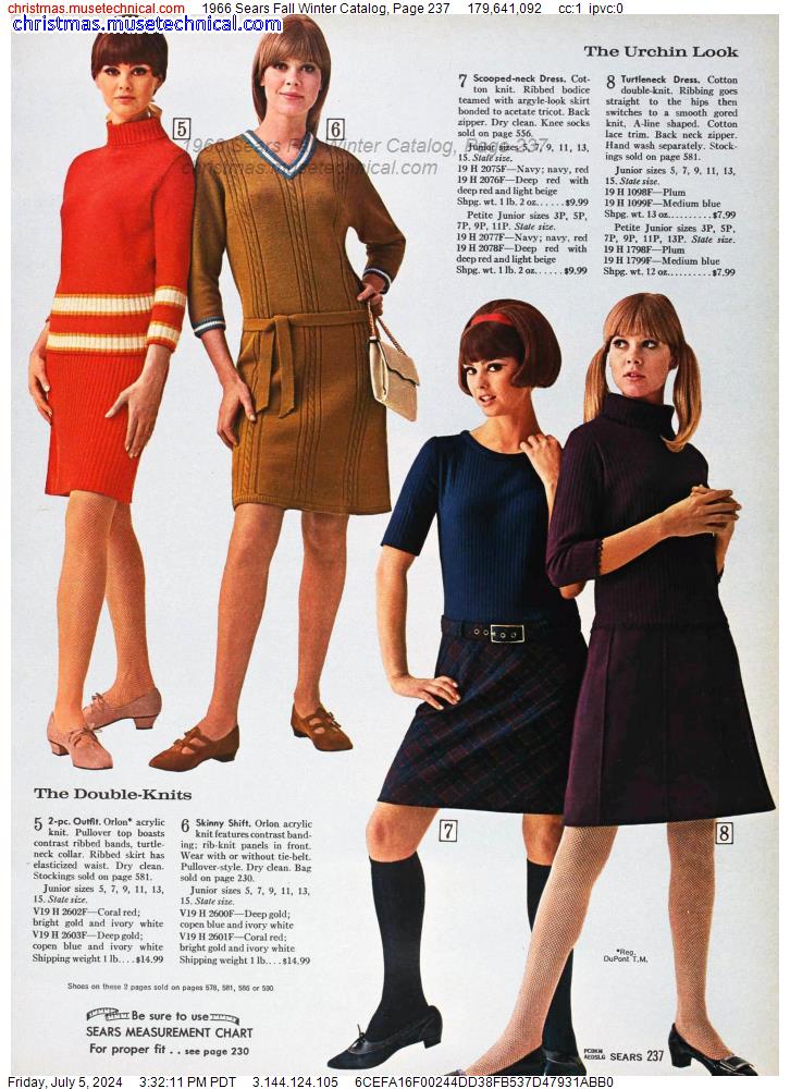 1966 Sears Fall Winter Catalog, Page 237