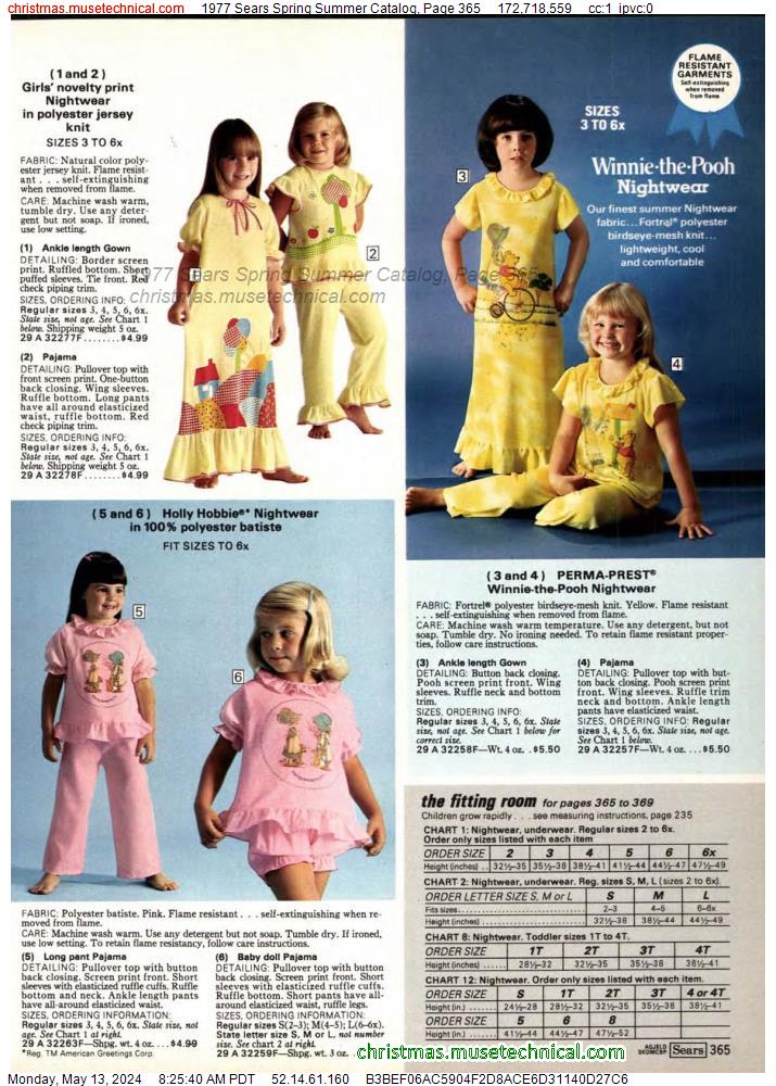 1977 Sears Spring Summer Catalog, Page 365