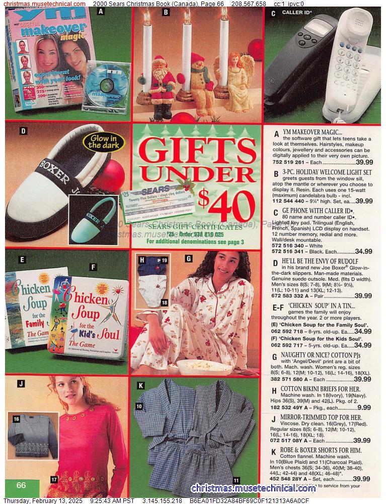 2000 Sears Christmas Book (Canada), Page 66