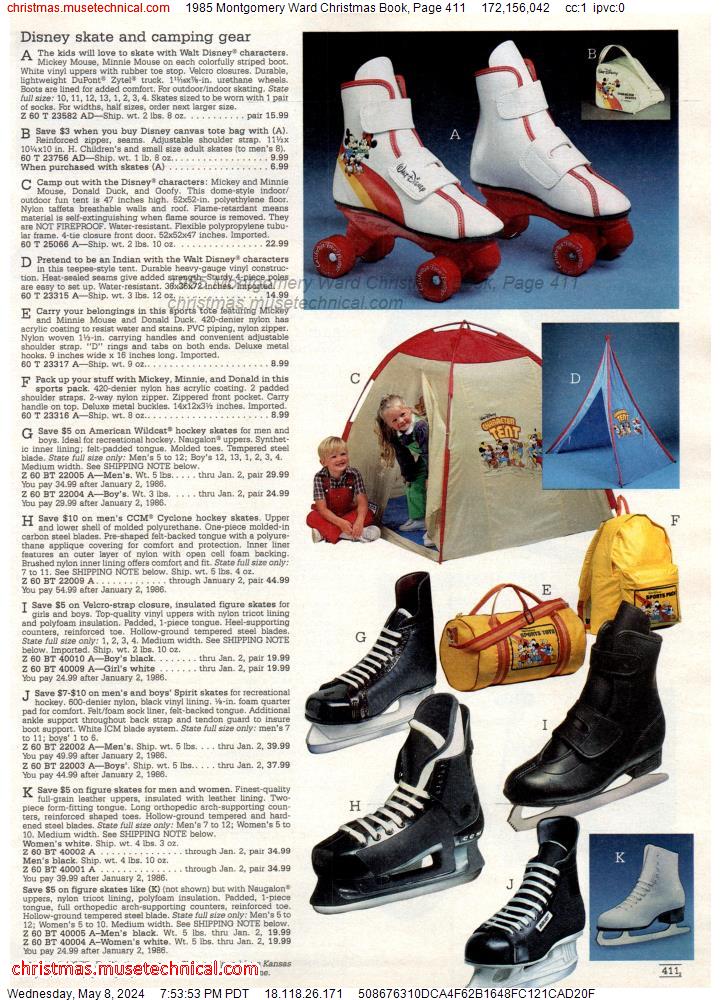 1985 Montgomery Ward Christmas Book, Page 411