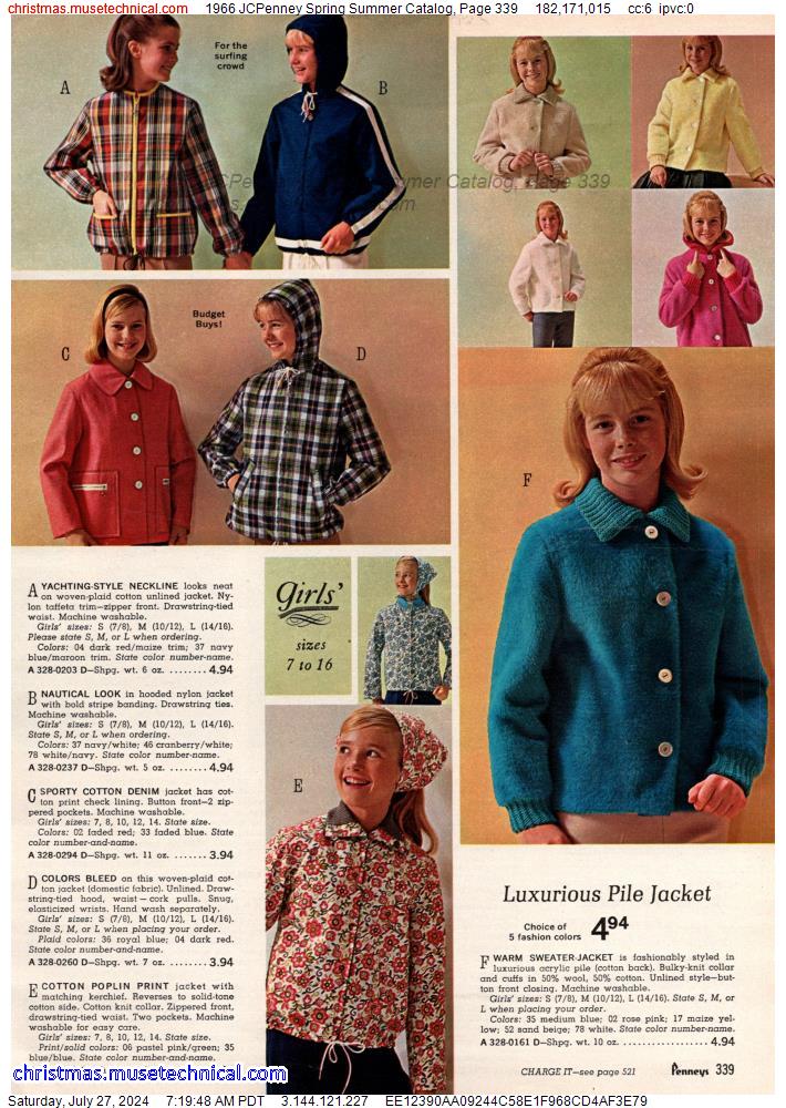 1966 JCPenney Spring Summer Catalog, Page 339
