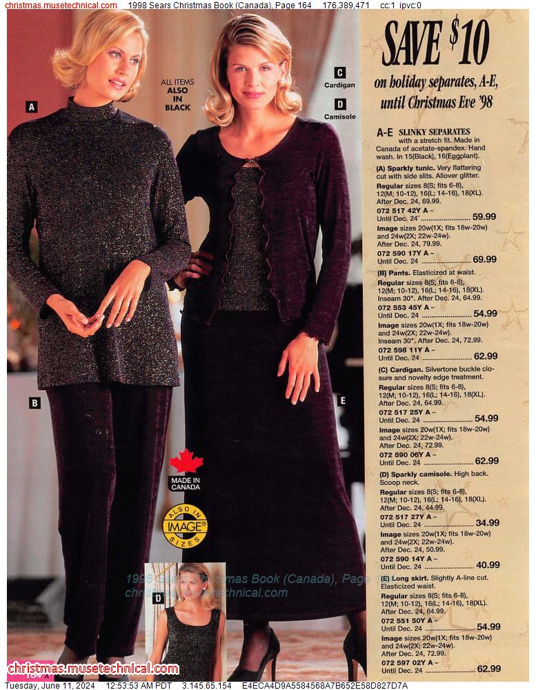 1998 Sears Christmas Book (Canada), Page 164