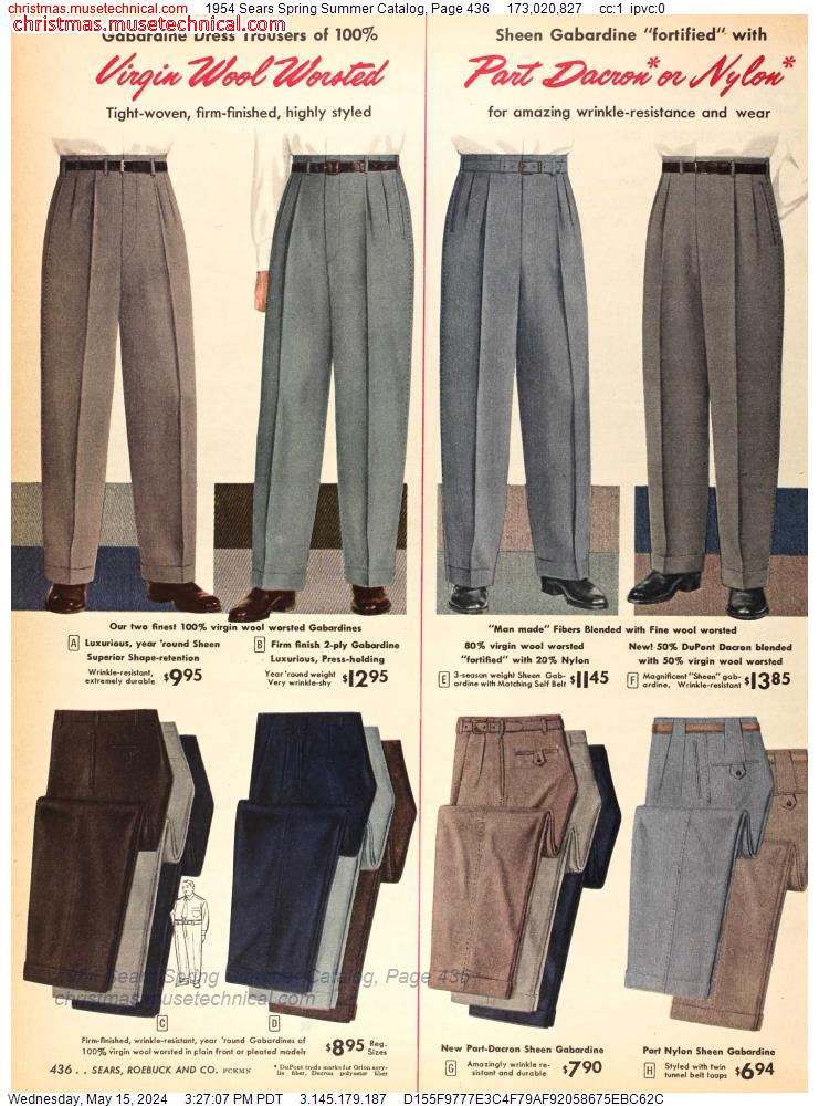 1954 Sears Spring Summer Catalog, Page 436