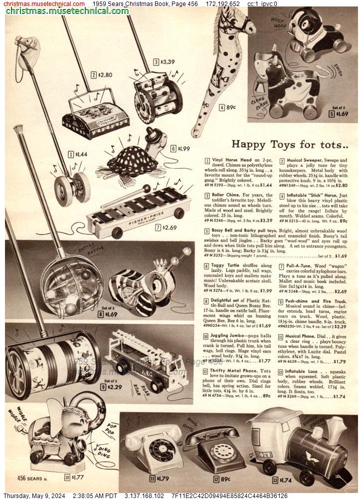 1959 Sears Christmas Book, Page 456