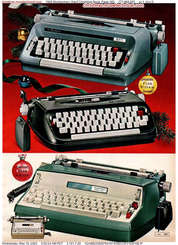 1968 Montgomery Ward Christmas Book, Page 165
