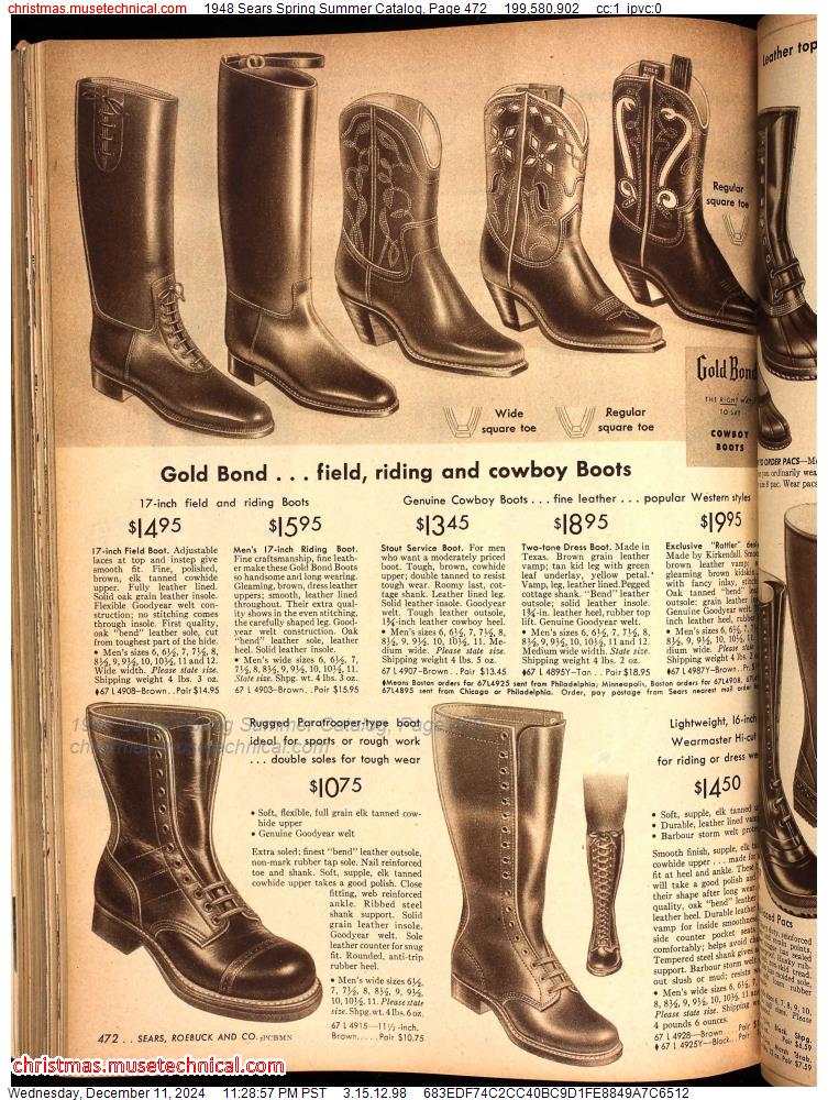 1948 Sears Spring Summer Catalog, Page 472