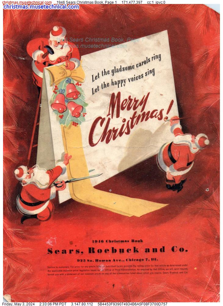 1946 Sears Christmas Book, Page 1