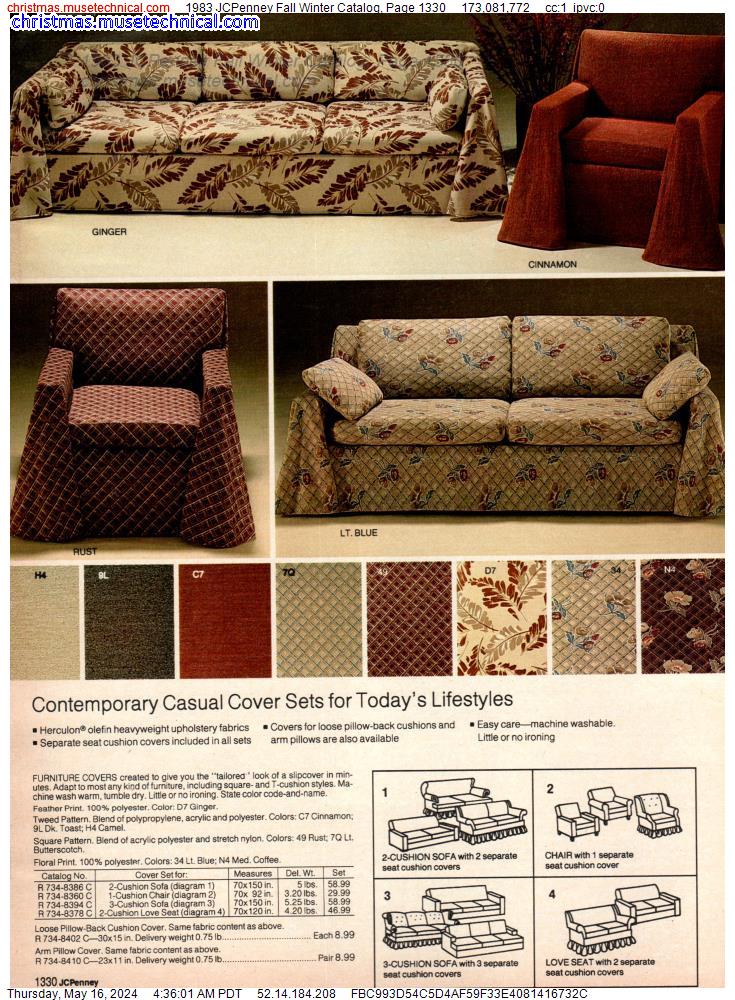 1983 JCPenney Fall Winter Catalog, Page 1330