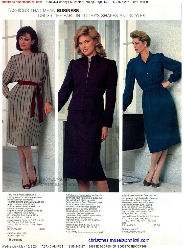 1984 JCPenney Fall Winter Catalog, Page 148
