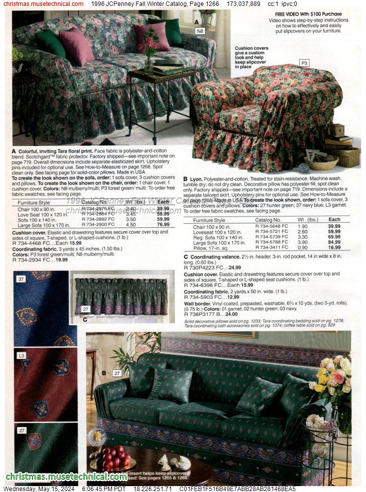 1996 JCPenney Fall Winter Catalog, Page 1266