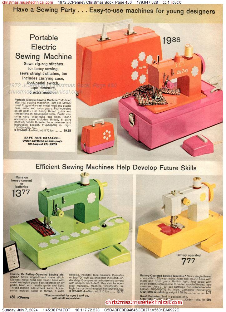 1972 JCPenney Christmas Book, Page 450