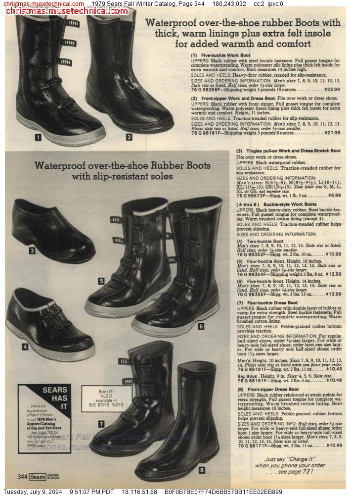 1979 Sears Fall Winter Catalog, Page 344