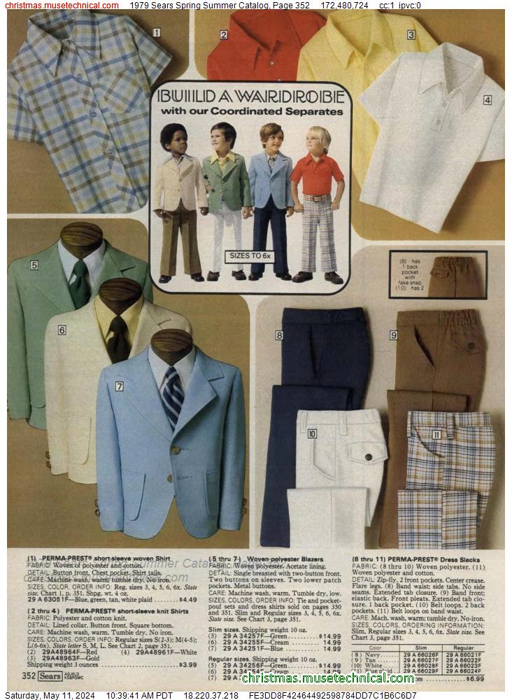 1979 Sears Spring Summer Catalog, Page 352