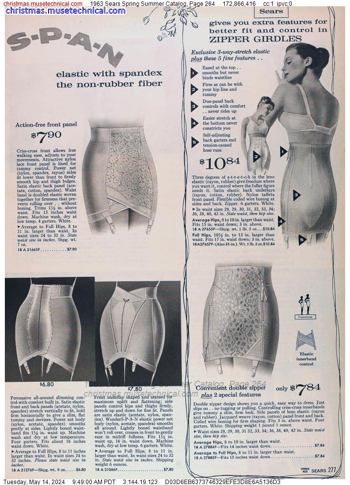 1963 Sears Spring Summer Catalog, Page 264