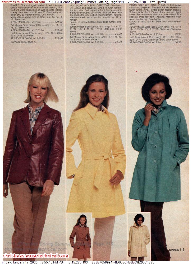 1981 JCPenney Spring Summer Catalog, Page 119