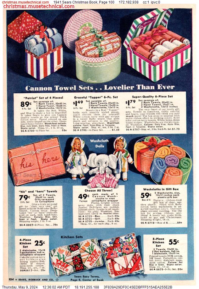 1941 Sears Christmas Book, Page 100