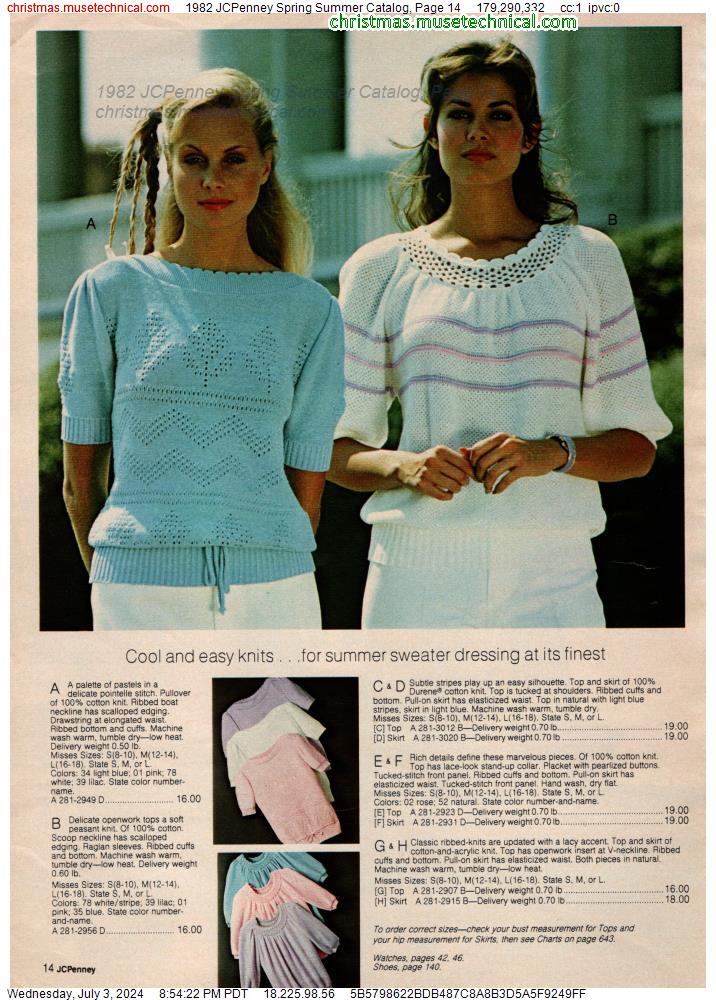 1982 JCPenney Spring Summer Catalog, Page 14
