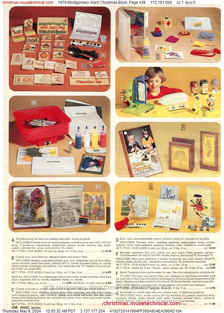 1979 Montgomery Ward Christmas Book, Page 438