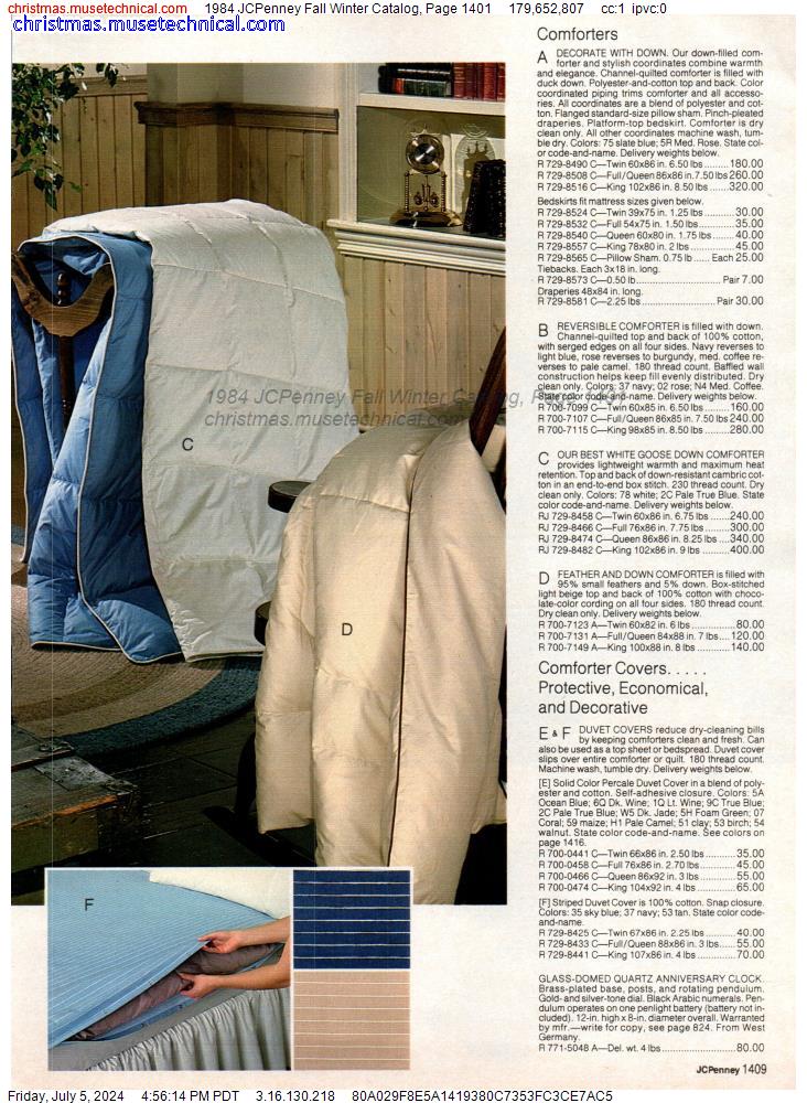 1984 JCPenney Fall Winter Catalog, Page 1401