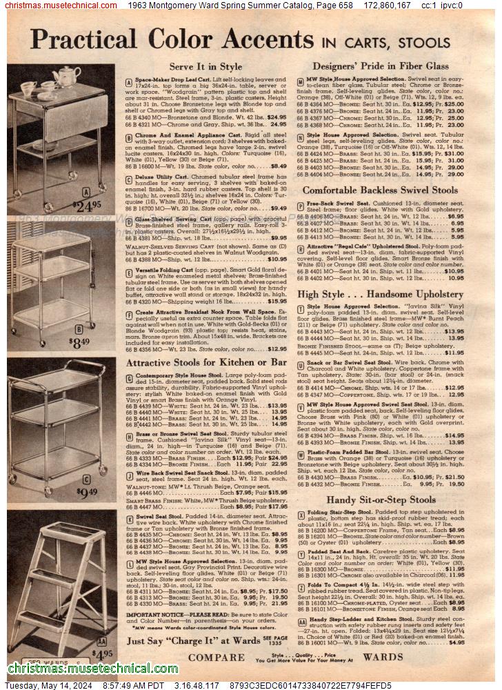 1963 Montgomery Ward Spring Summer Catalog, Page 658
