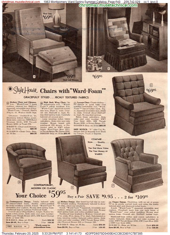 1963 Montgomery Ward Spring Summer Catalog, Page 640