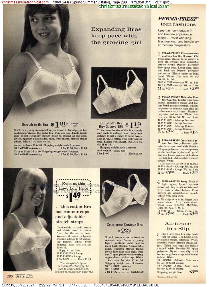 1969 Sears Spring Summer Catalog, Page 288