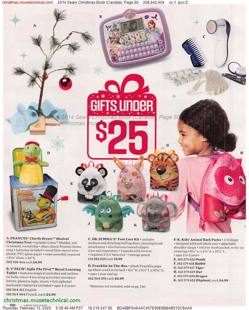 2014 Sears Christmas Book (Canada), Page 50